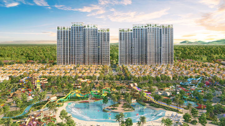Beacon Tower sở hữu vị trí "tựa phố hướng hải". Ảnh phối cảnh: Sun Property