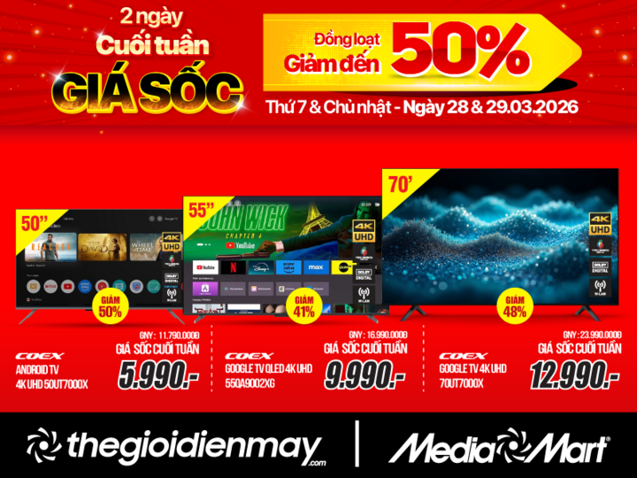Cuối tuần giá sốc: MediaMart giảm tới 50%, deal mới mỗi tuần - 2