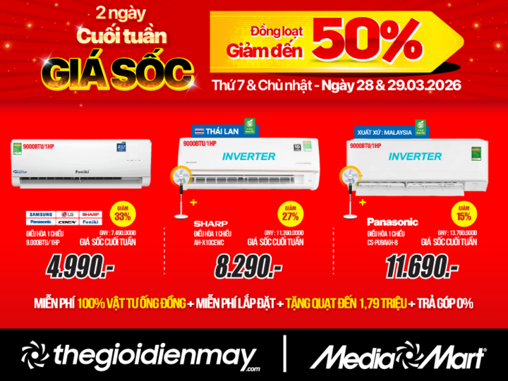 Cuối tuần giá sốc: MediaMart giảm tới 50%, deal mới mỗi tuần - 3