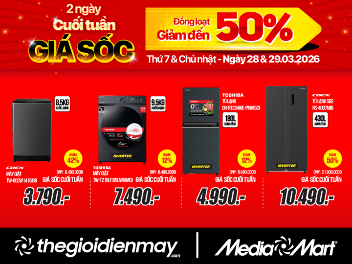 Cuối tuần giá sốc: MediaMart giảm tới 50%, deal mới mỗi tuần - 4