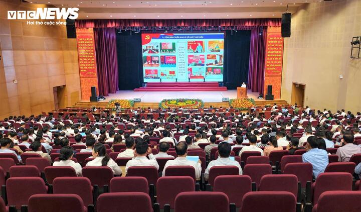 Quang cảnh Hội nghị tổng kết công tác bầu cử đại biểu Quốc hội khóa XVI và đại biểu Hội đồng nhân dân các cấp nhiệm kỳ 2026 – 2031 tại Gia Lai