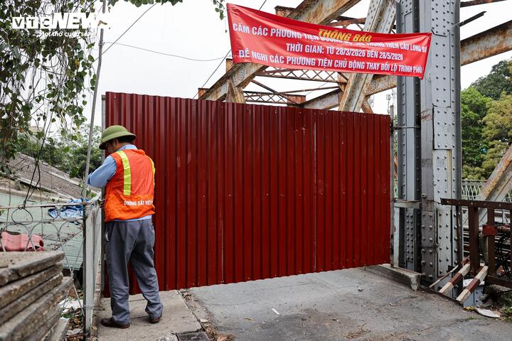 Cấm xe máy, người đi bộ qua cầu Long Biên 60 ngày để sửa chữa - 9