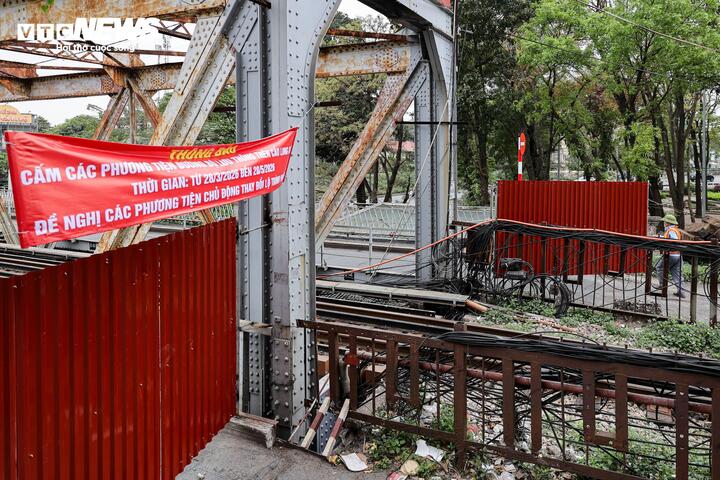 Cấm xe máy, người đi bộ qua cầu Long Biên 60 ngày để sửa chữa - 10