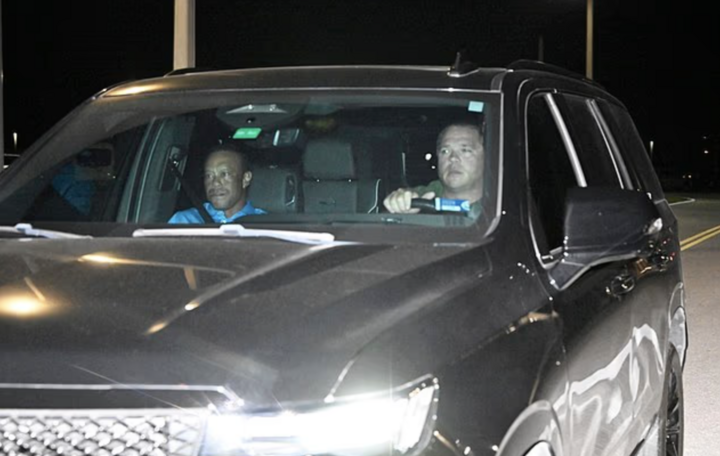 Tiger Woods được bảo lãnh tại ngoại sau hơn 8 tiếng trong buồng giam. (Nguồn: Daily Mail)