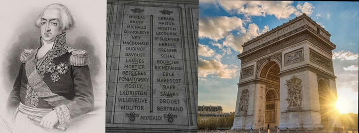 Đô đốc đế chế ROSILY được khắc tên trên khải hoàn môn (Arc de Triomphe) là bằng chứng vật lý (bằng đá) về công lao to lớn trong việc lo liệu diêm tiêu cho Pháp.