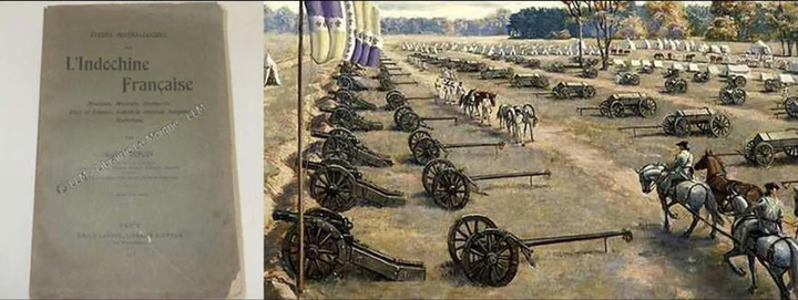 Pháo binh cơ động của Napoleon khi bị cắt nguồn diêm tiêu Việt Nam từ 1811 bắt đầu trở nên lép vế trước pháo binh Anh.