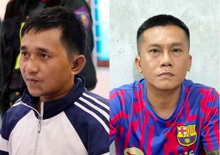 Hai bị can Phạm Anh Tài và Lê Văn Ân.