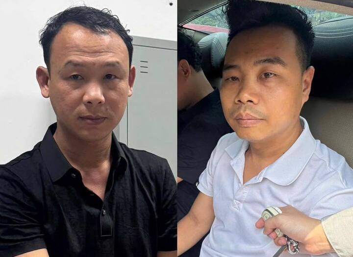 Hai kẻ trong vụ hành hung nam sinh ở Hà Nội.