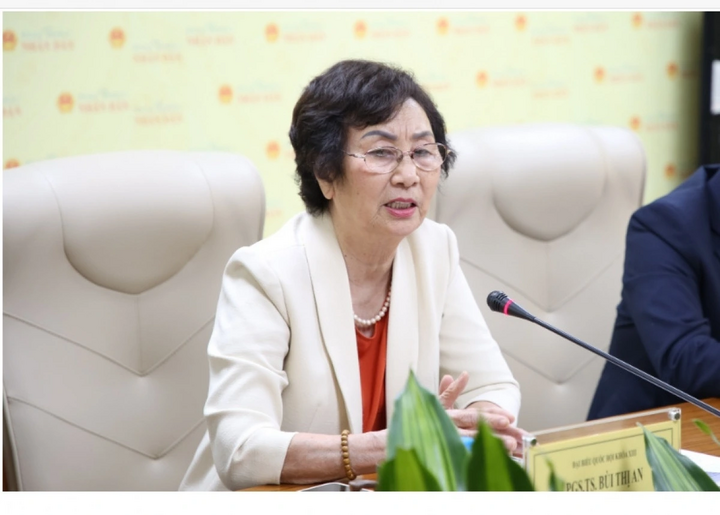 PGS.TS Bùi Thị An, Viện trưởng Viện Tài nguyên, Môi trường và Phát triển cộng đồng.