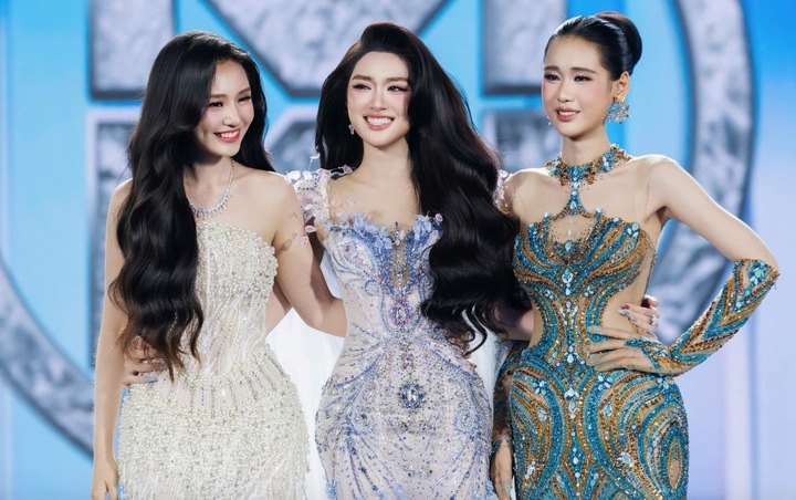 Top 3 Miss World Vietnam 2025.