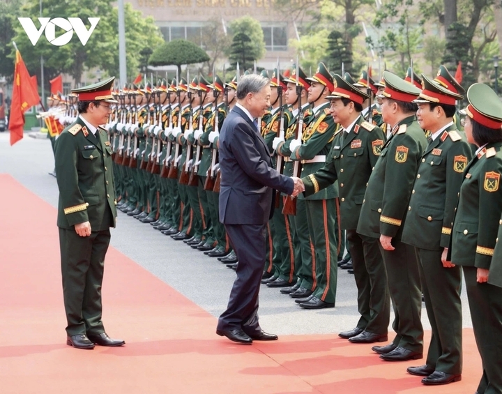 Tổng Bí thư Tô Lâm tới dự lễ kỷ niệm 75 năm ngày truyền thống Bệnh viện Trung ương Quân đội 108.