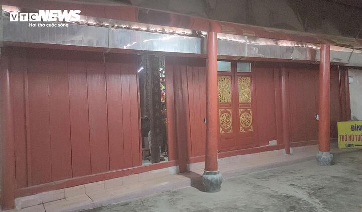 3 gian hậu cung đang có dấu hiệu xuống cấp.