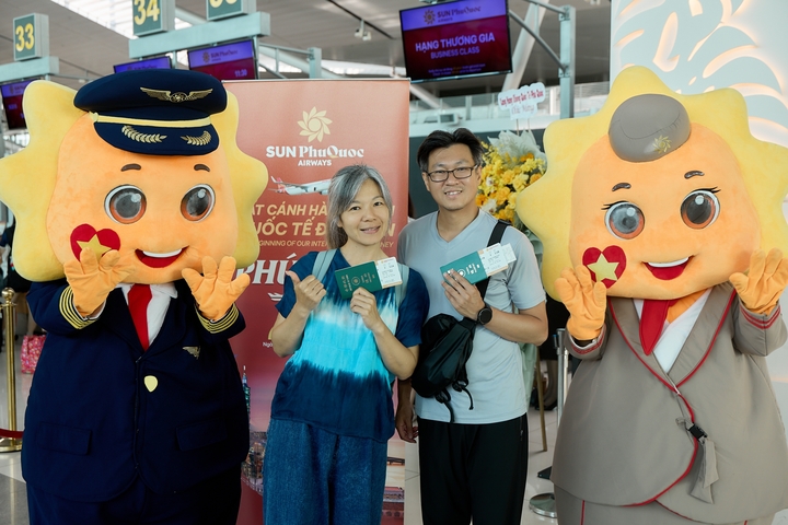Khách quốc tế ấn tượng với dịch vụ của Sun PhuQuoc Airways - 1