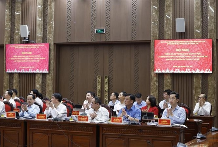 Đại biểu dự Hội nghị. (Ảnh: Thống Nhất/TTXVN)