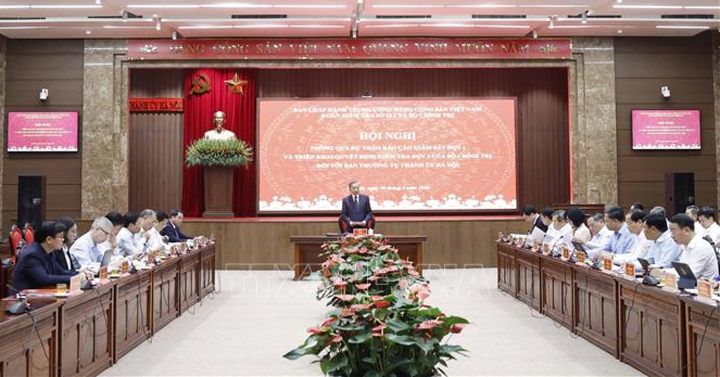 Quang cảnh Hội nghị. (Ảnh: Thống Nhất/TTXVN)