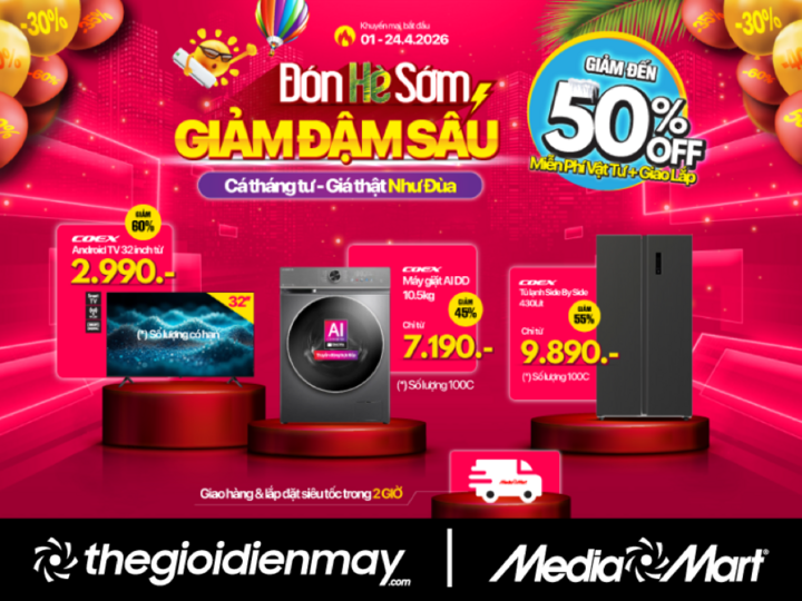 Cá tháng Tư: MediaMart giảm sốc tới 50%, giá thật không đùa - 1
