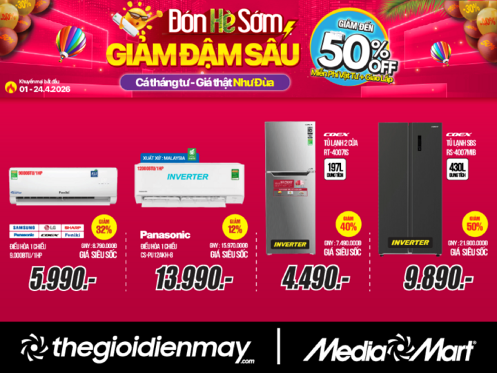 Cá tháng Tư: MediaMart giảm sốc tới 50%, giá thật không đùa - 3