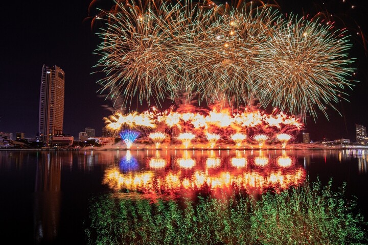 Lễ hội pháo hoa quốc tế Đà Nẵng (DIFF) sản phẩm văn hóa du lịch lâu đời và đặc sắc. (Ảnh: Ánh Dương)