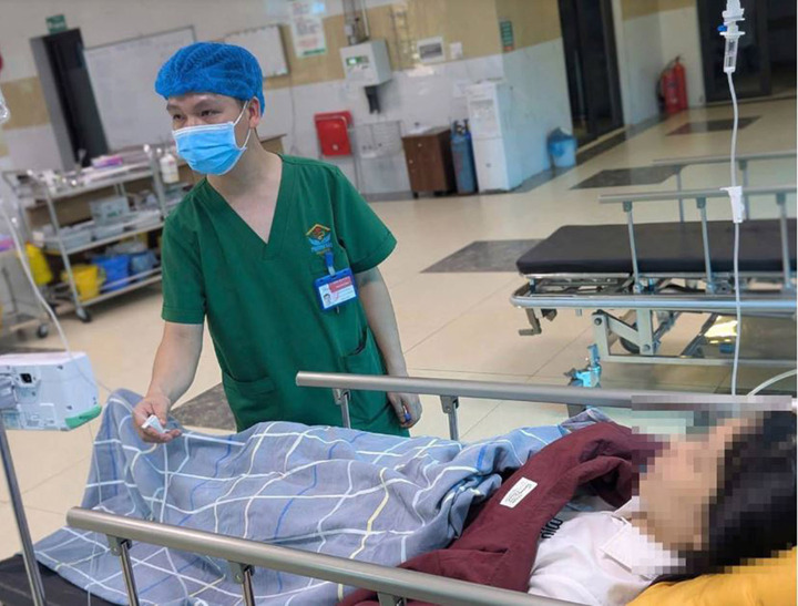 Nữ bệnh nhân được điều trị tại Bệnh viện Đa khoa Phương Bắc (Ảnh: BVCC)