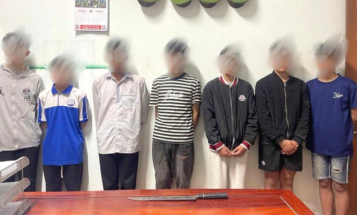 Công an xã Cẩm Trung đã triệu tập các trường hợp liên quan để làm việc