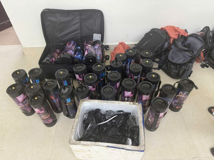 Tang vật của vụ án. (Ảnh: Công an TP Hà Nội)