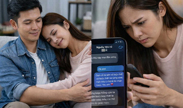 Qua tin nhắn, tôi biết rằng họ vẫn thường xuyên gặp nhau, còn nói chuyện về những lần đi nhà nghỉ với nhau. (Ảnh minh họa: AI)