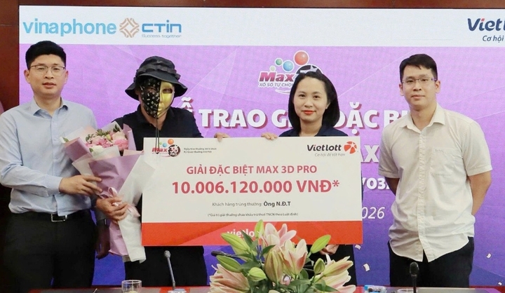 Ông T. trúng hơn 10 tỷ đồng. (Ảnh: Đại Việt)