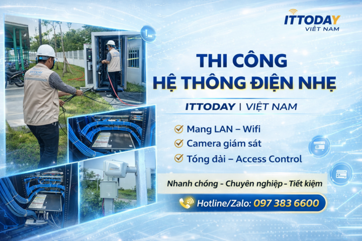 Thi công hệ thống điện nhẹ & thi công mạng LAN chuyên nghiệp - 2