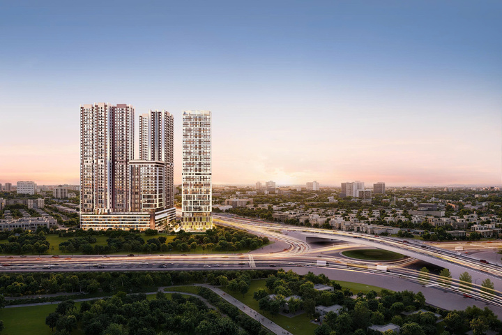 SkyZen tọa lạc ngay mặt tiền Quốc lộ 1A, kết nối trực tiếp Đại lộ Phạm Văn Đồng và các khu công nghiệp trọng điểm của TP.HCM.