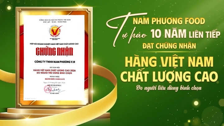 Chứng nhận Hàng Việt Nam Chất lượng cao 2026 đánh dấu 10 năm liên tiếp Barona nhân được sự tin chọn từ Người tiêu dùng toàn quốc.