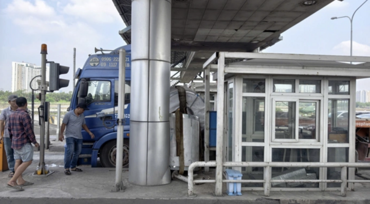 Hiện trường vụ việc.