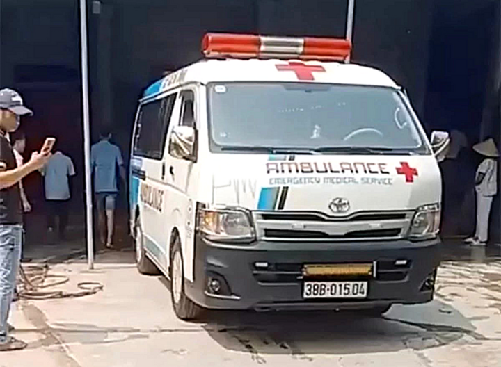 Hiện trường nơi xảy ra sự việc