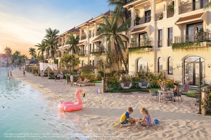 Các căn biệt thự song lập view biển trở thành first home cho các gia đình đa thế hệ.