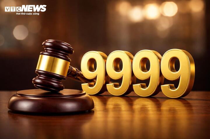 Đấu giá nhiều số "đẹp" trong kho viễn thông. (Ảnh: AI)