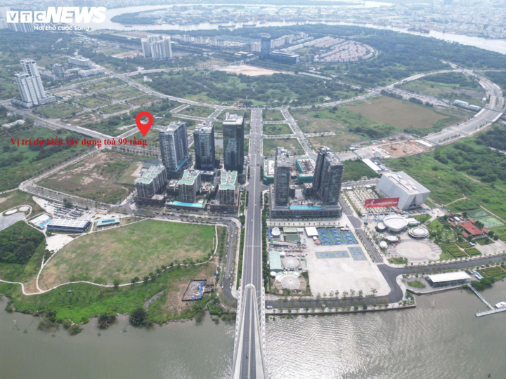 Vị trí dự kiến dự kiến đầu tư tòa tháp 99 tầng.