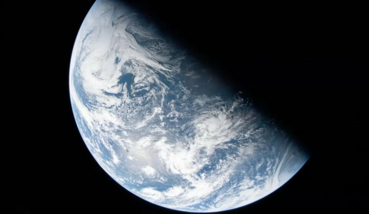 Bức ảnh Trái Đất được chụp bởi phi hành gia sứ mệnh Artemis II vào ngày 3/4. (Ảnh: NASA)