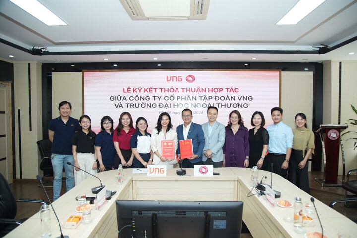 VNG sẽ đồng hành cùng FTU trong việc phát triển chương trình đào tạo, tạo điều kiện để sinh viên thử sức với các dự án công nghệ thực tế. (Nguồn: VNG)