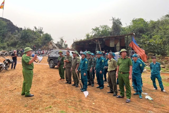 Lực lượng chức năng được huy động tìm kiếm anh Dương