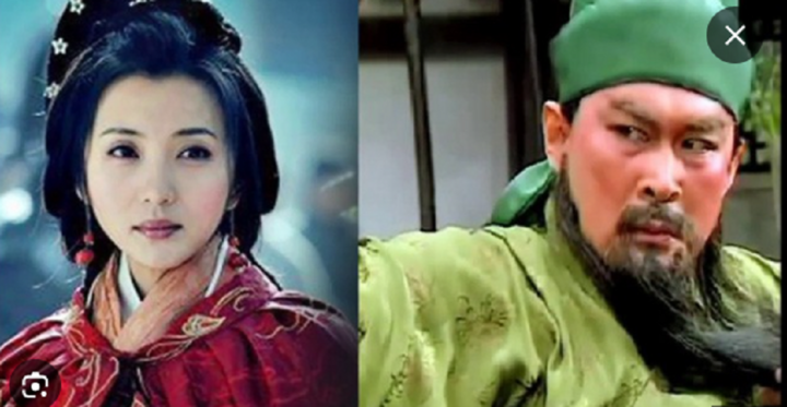 Quan Vũ và Điêu Thuyền trên phim.