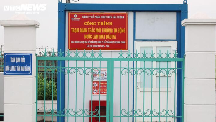 Trạm quan trắc môi trường tự động nước làm mát đầu ra của Nhà máy Nhiệt điện Hải Phòng.