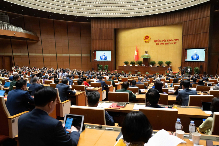 Phiên khai mạc Kỳ họp thứ nhất Quốc hội khóa XVI.