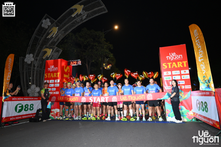 VĐV thích thú, bất ngờ với trải nghiệm mới tại giải chạy Marathon Đền Hùng 2026 - 1
