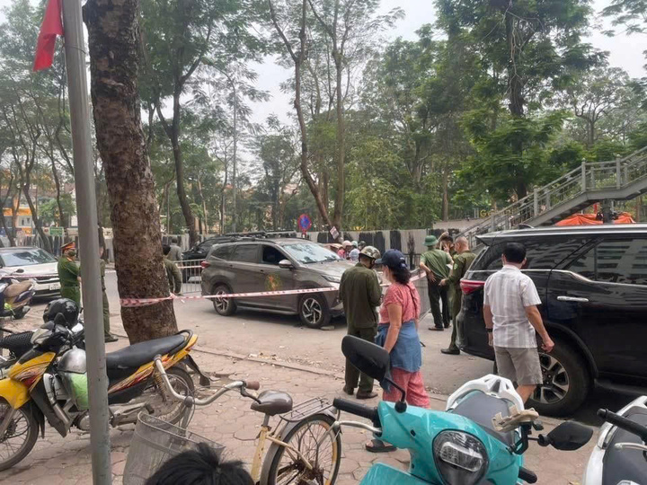 Hiện trường vụ việc.