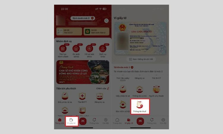 Cách khắc phục lỗi cập nhật mã số thuế trên VNeID bị từ chối - 3