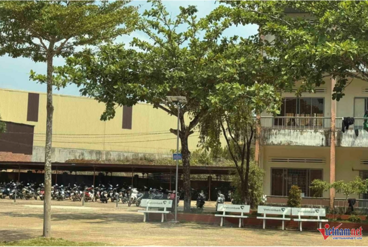 Một góc Trường THPT Đắk Song. (Ảnh: Hải Dương)