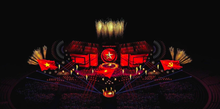 Chương trình nghệ thuật chính luận đặc biệt Âm vang Tổ quốc sẽ diễn ra tại Sân vận động Quốc gia Mỹ Đình.