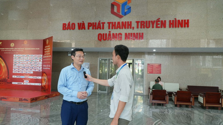 Ông Nguyễn Thế Lãm, Giám đốc - Tổng biên tập Báo và Phát thanh, Truyền hình Quảng Ninh chia sẻ về công tác chuẩn bị.