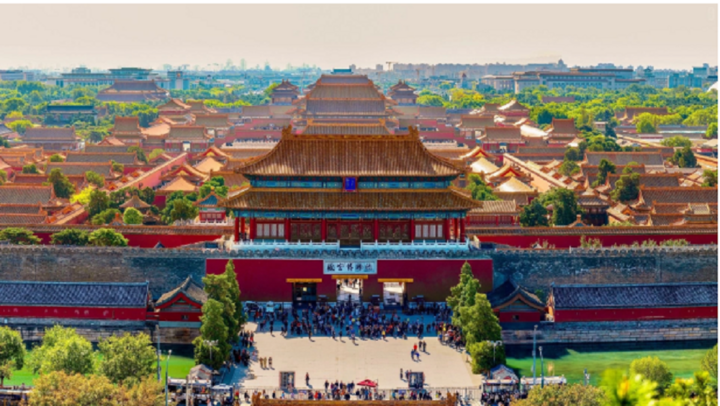 Tử Cấm Thành nhìn từ trên cao.