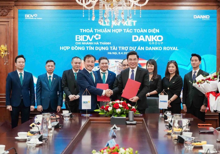 Danko Group và BIDV kí kết thoả thuận hợp tác toàn diện.