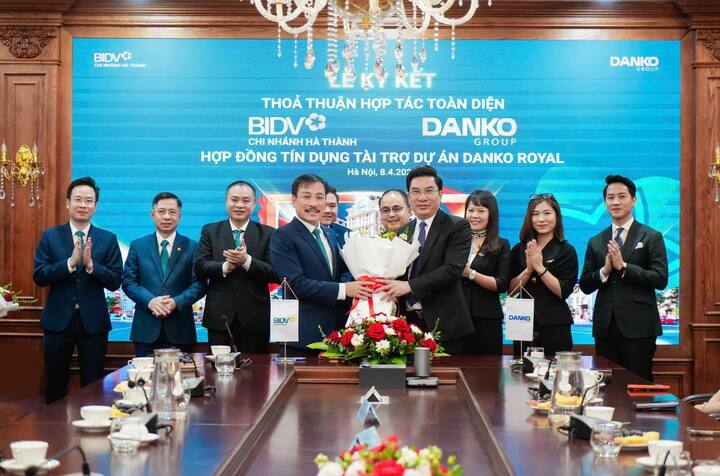BIDV kỳ vọng đồng hành cùng Danko Group tại dự án Danko Royal sẽ mở ra nhiều cơ hội hợp tác sâu rộng hơn.
